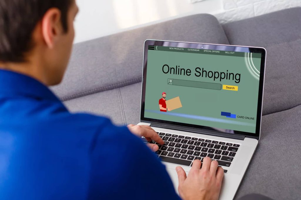 The Person Browsing Legit Online Shopping Websites