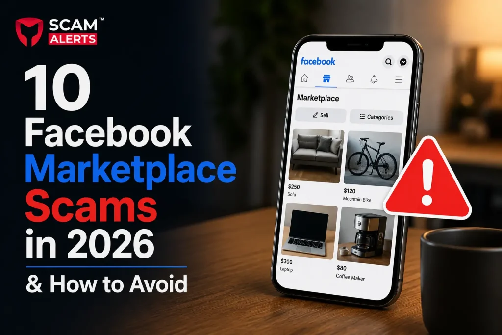10 Facebook Marketplace scams in 2026 smartphone and scam warning