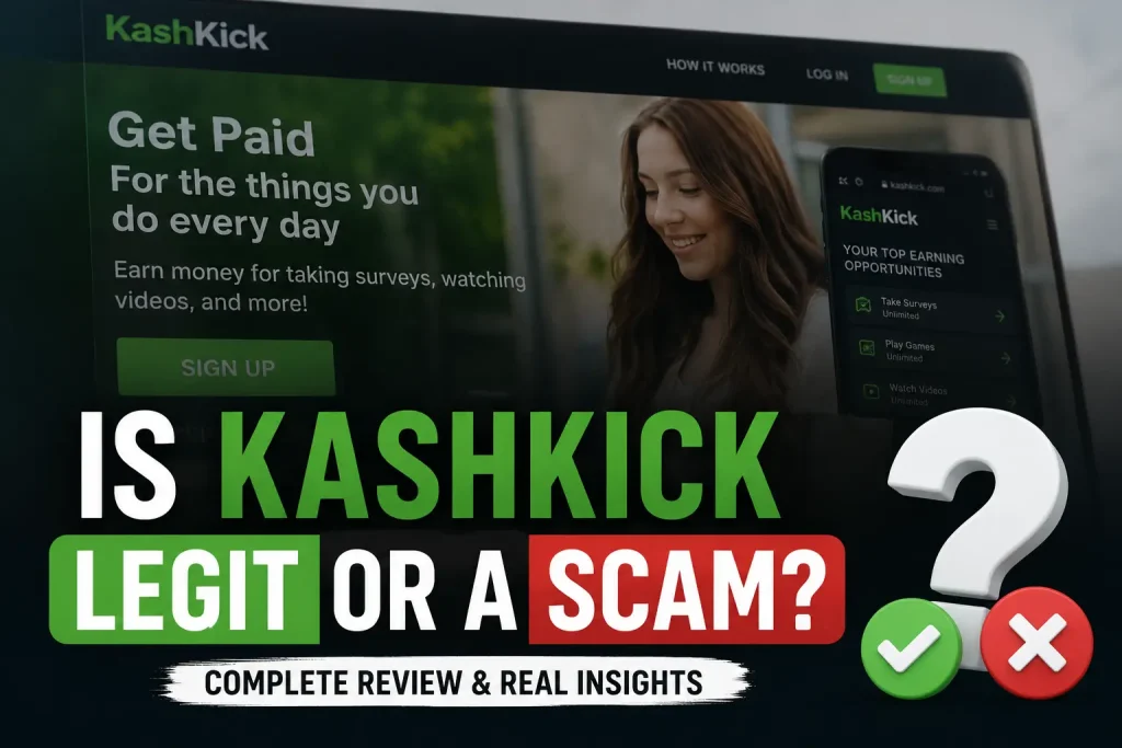 Is KashKick Legit or a Scam?